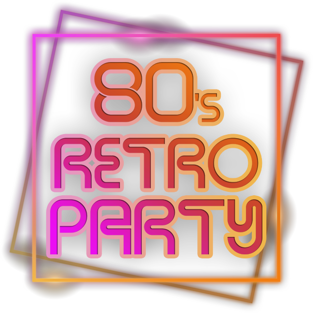 80's Retro Party Logo